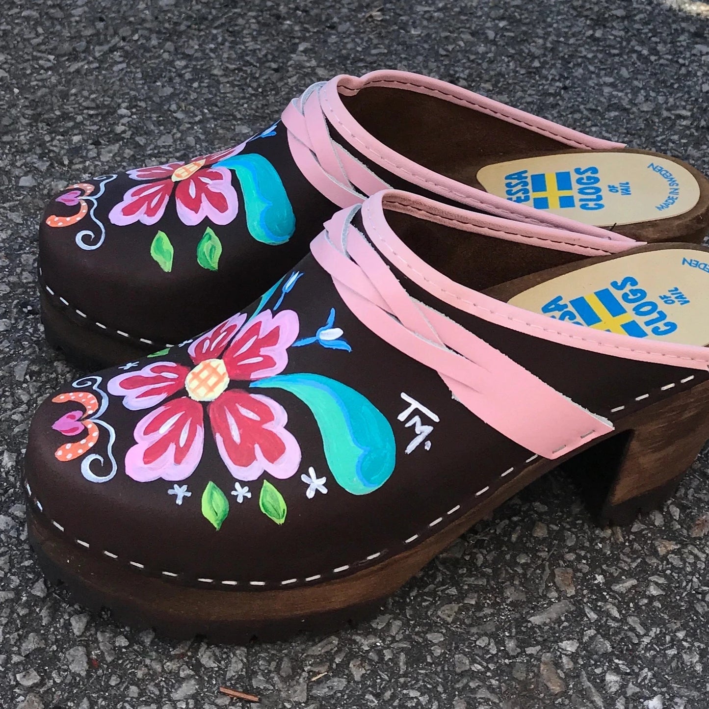 Brown Kurbits Ultimate high Clogs