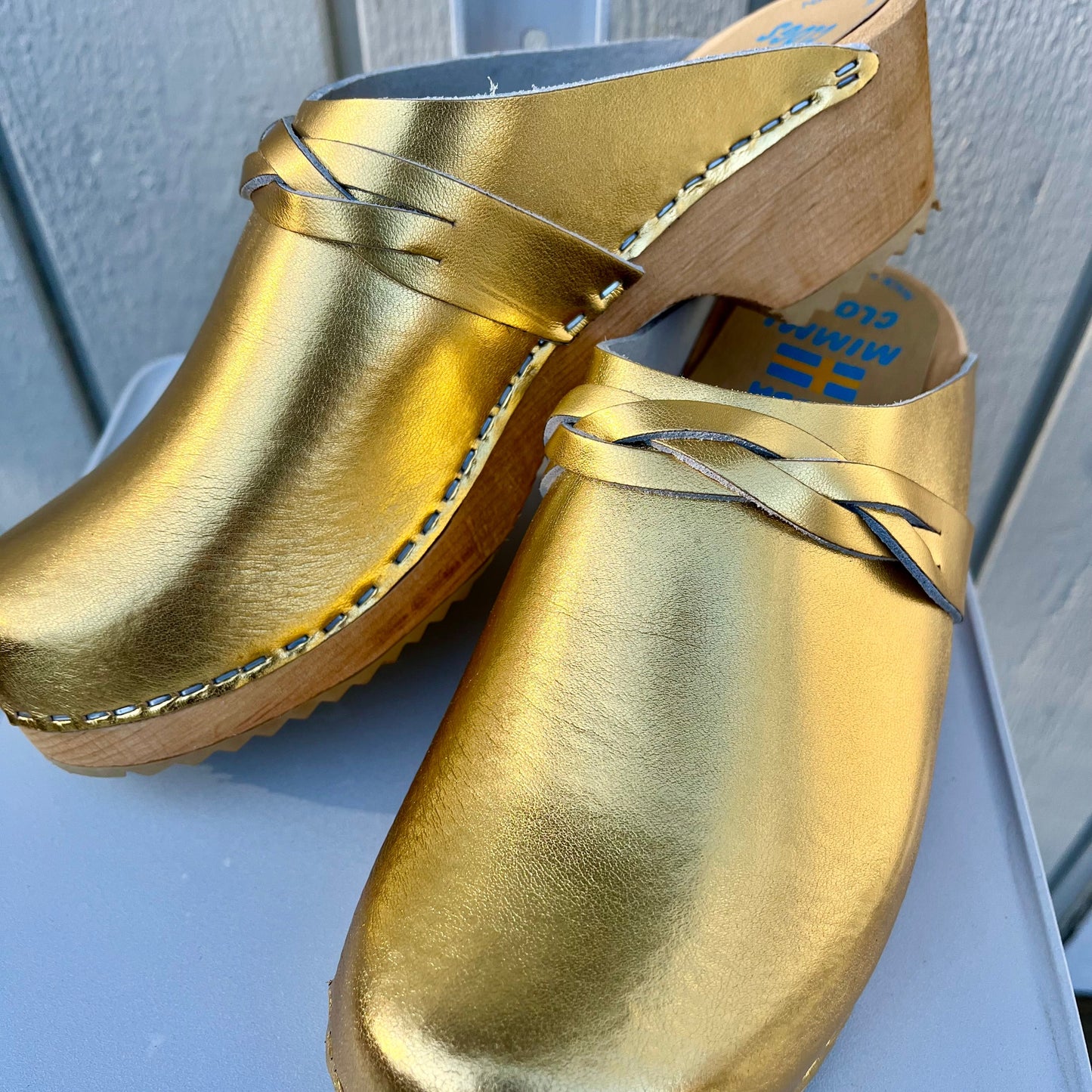 Guld träskor
