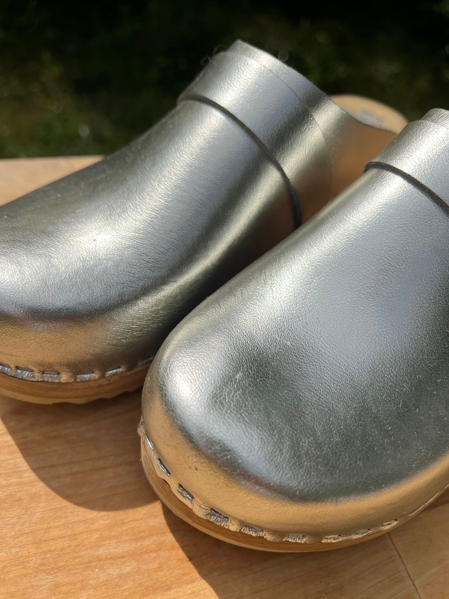 Silver tofflor - utgående modell