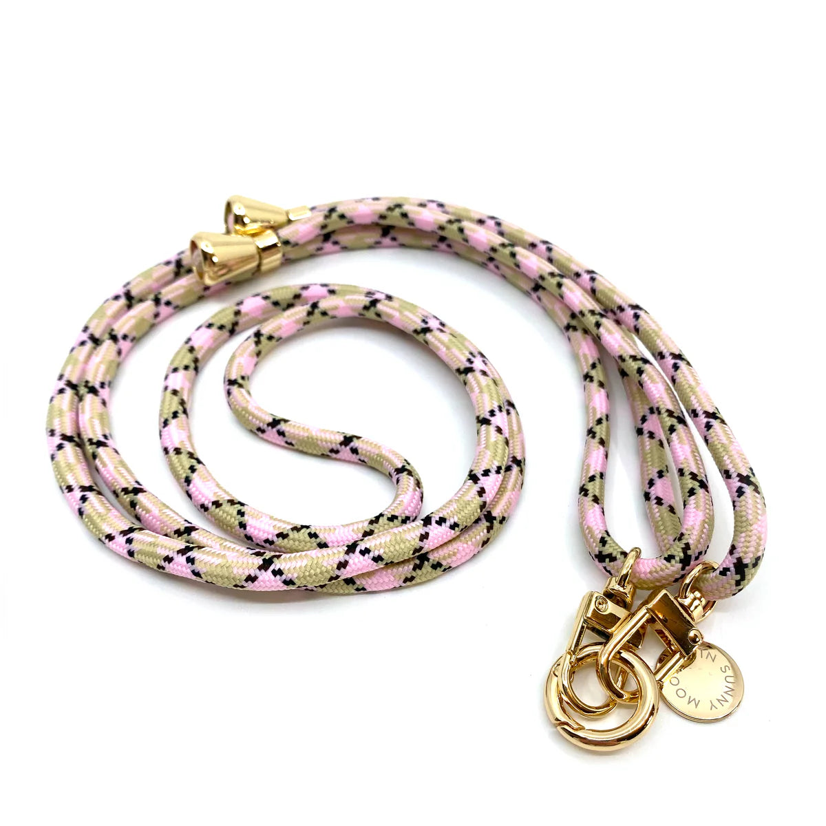 Mobile Base Necklace Check Gold