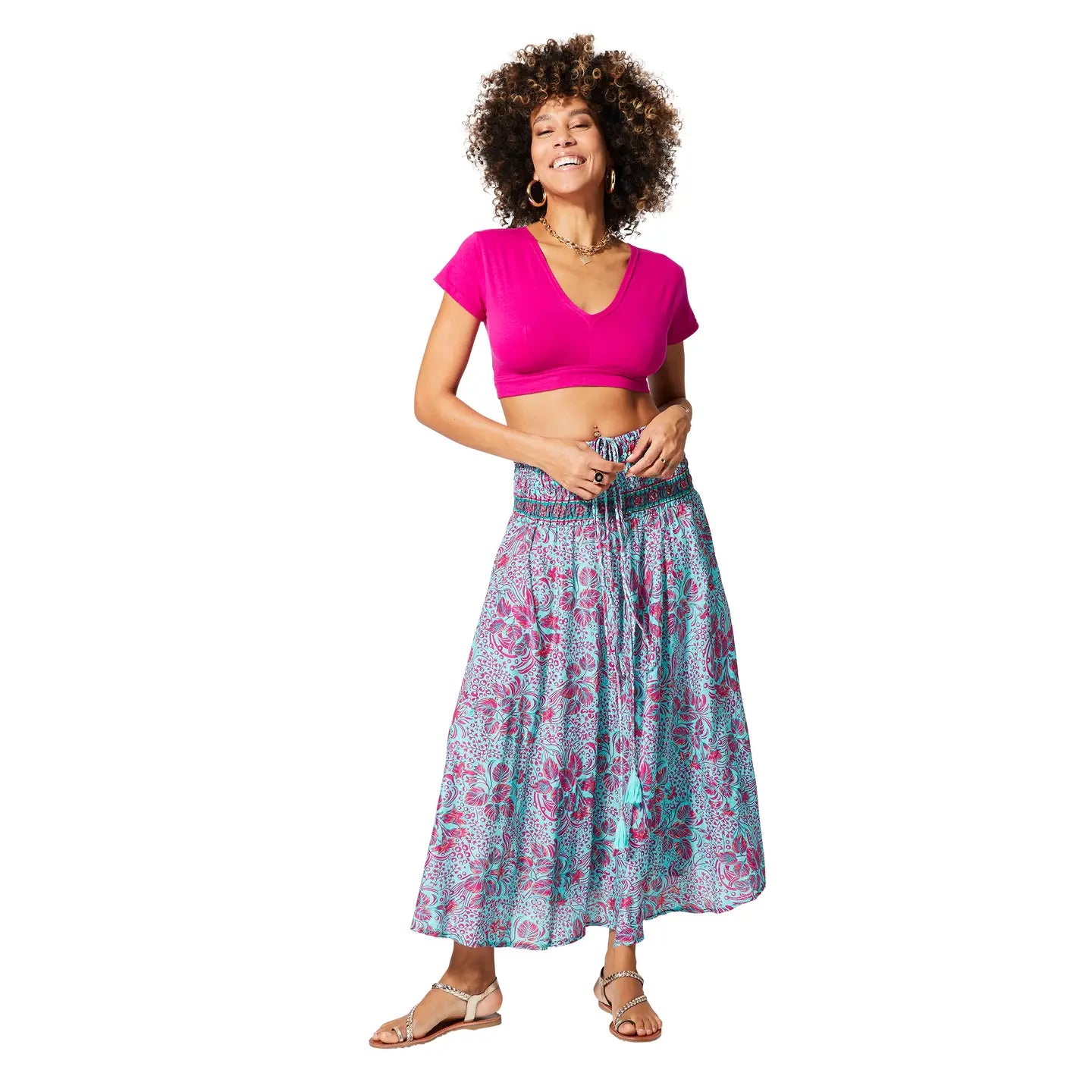 Moa Blue Summer Skirt/Dress