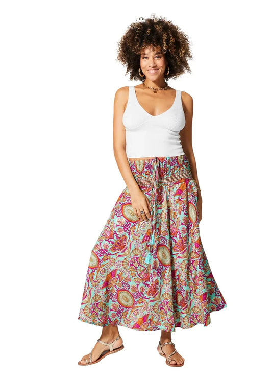 Moa Red Summer Skirt/Dress