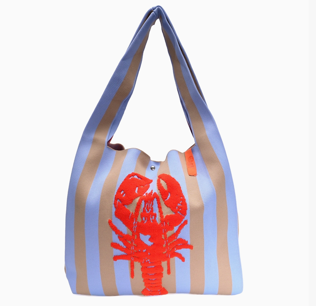 Rebel Loïs Bag Blue/Beige