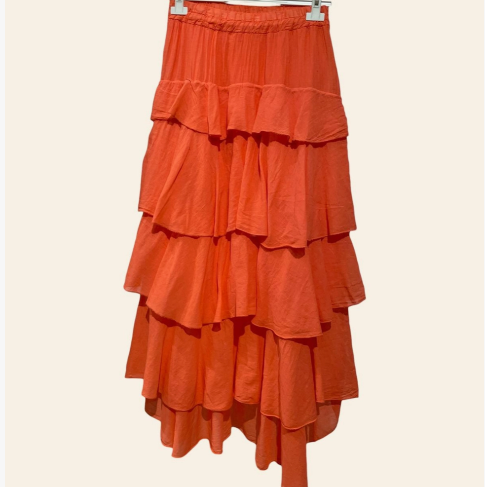 Bohemian Ruffled Skirt