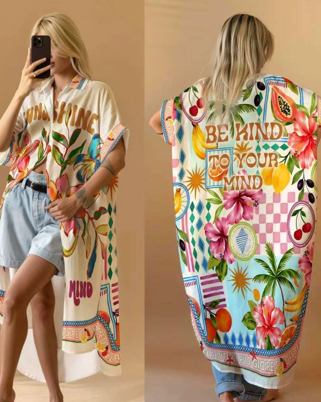 Be Kind to Your Mind Shirt Dress