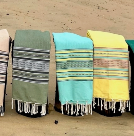 Lyxiga Hamam Honeycomb Badlakan