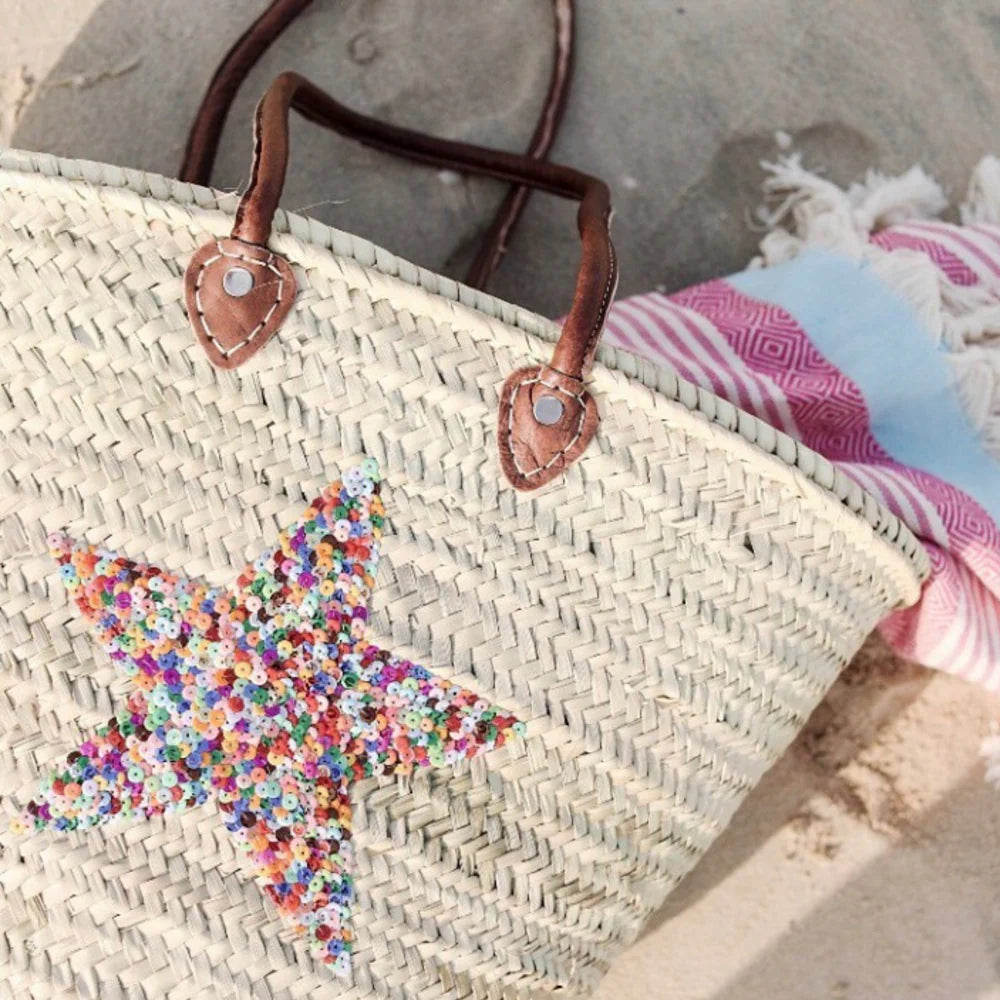 Luxury French Straw Basket