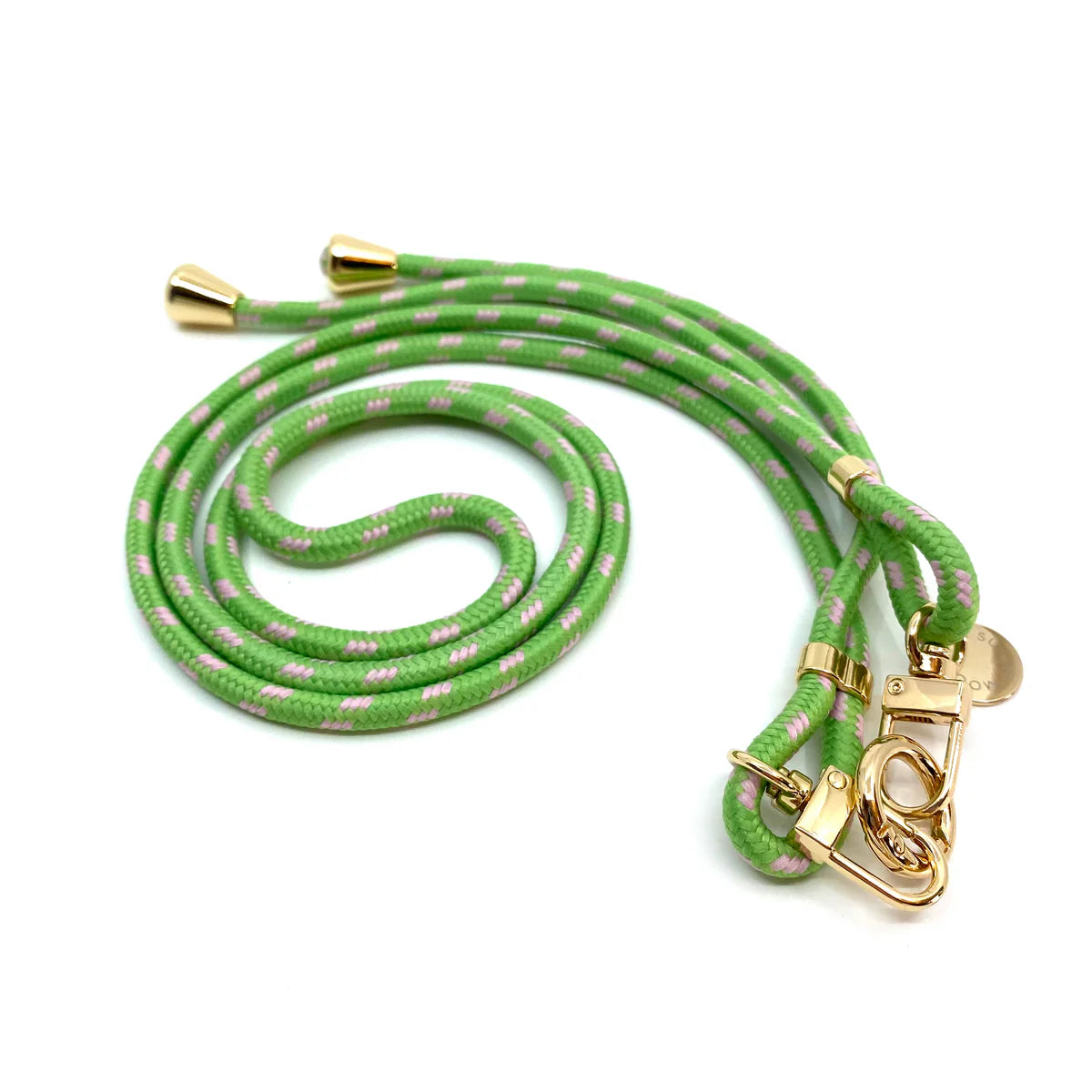 Mobile Base Necklace Green Gold