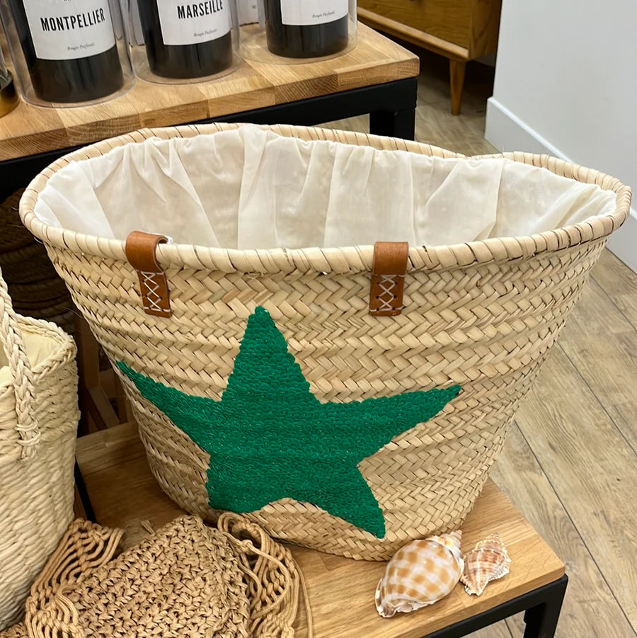 Luxury French Straw Basket