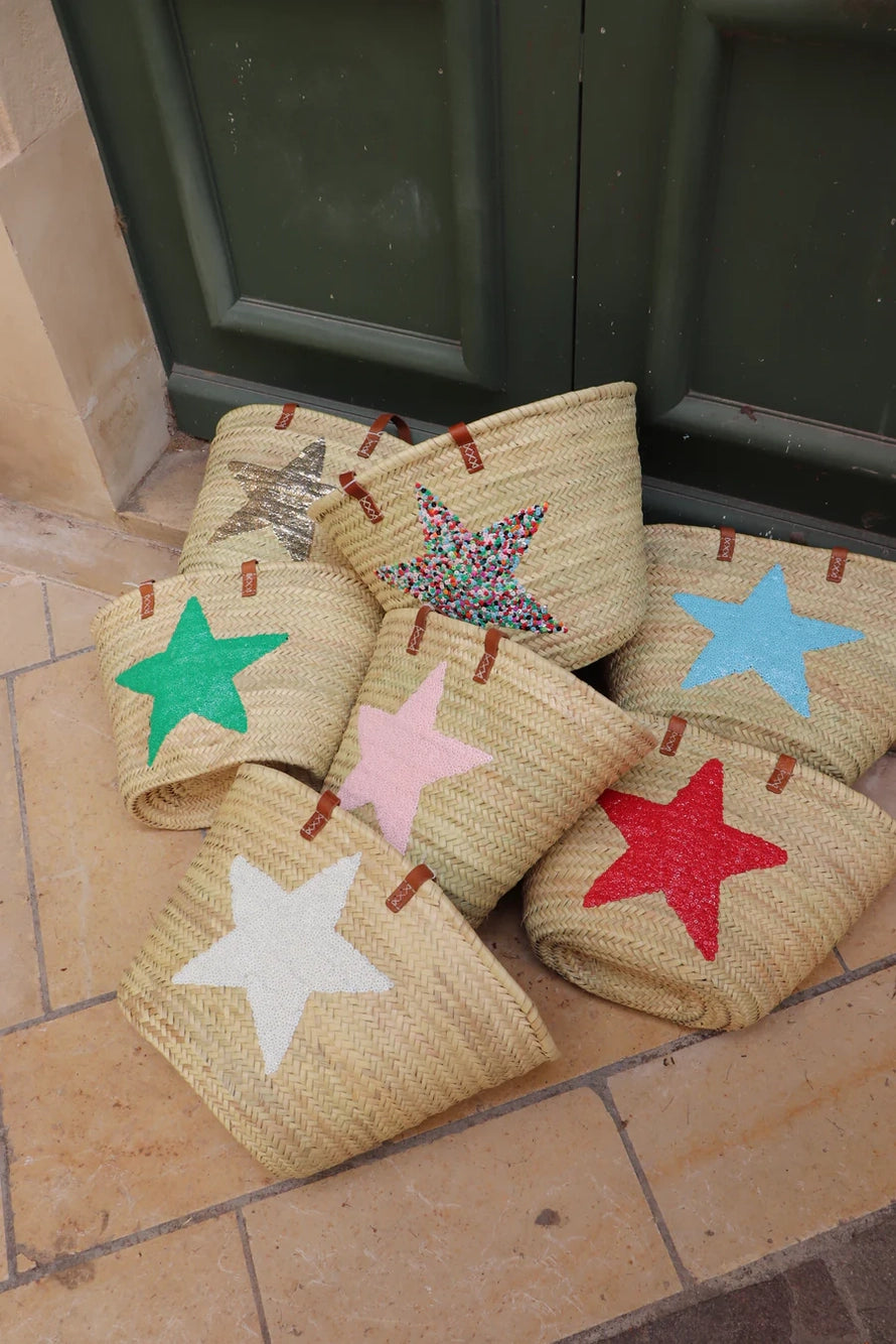 Luxury French Straw Basket