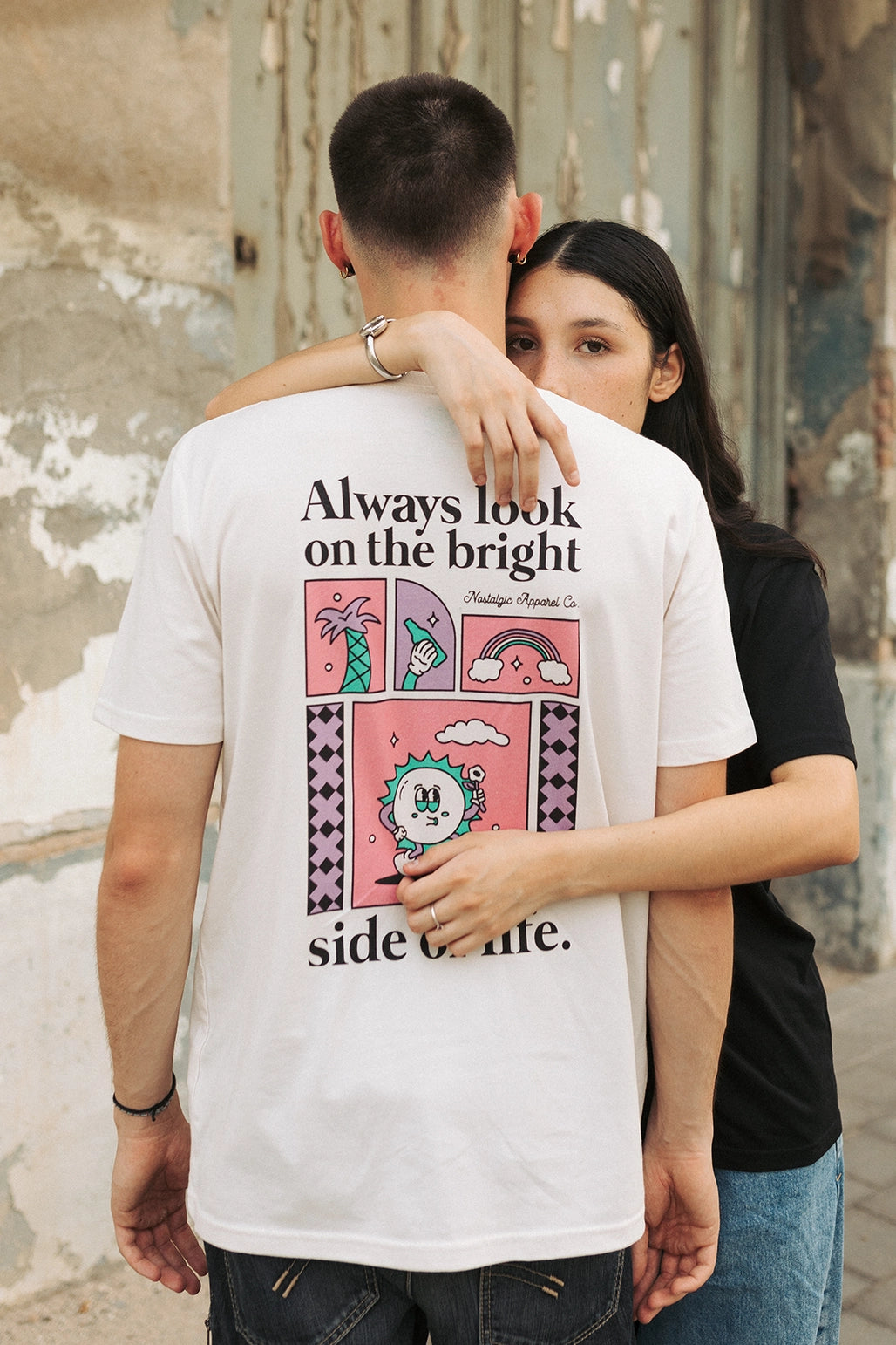 Always Look On the Bright Side of Life | White Tee
