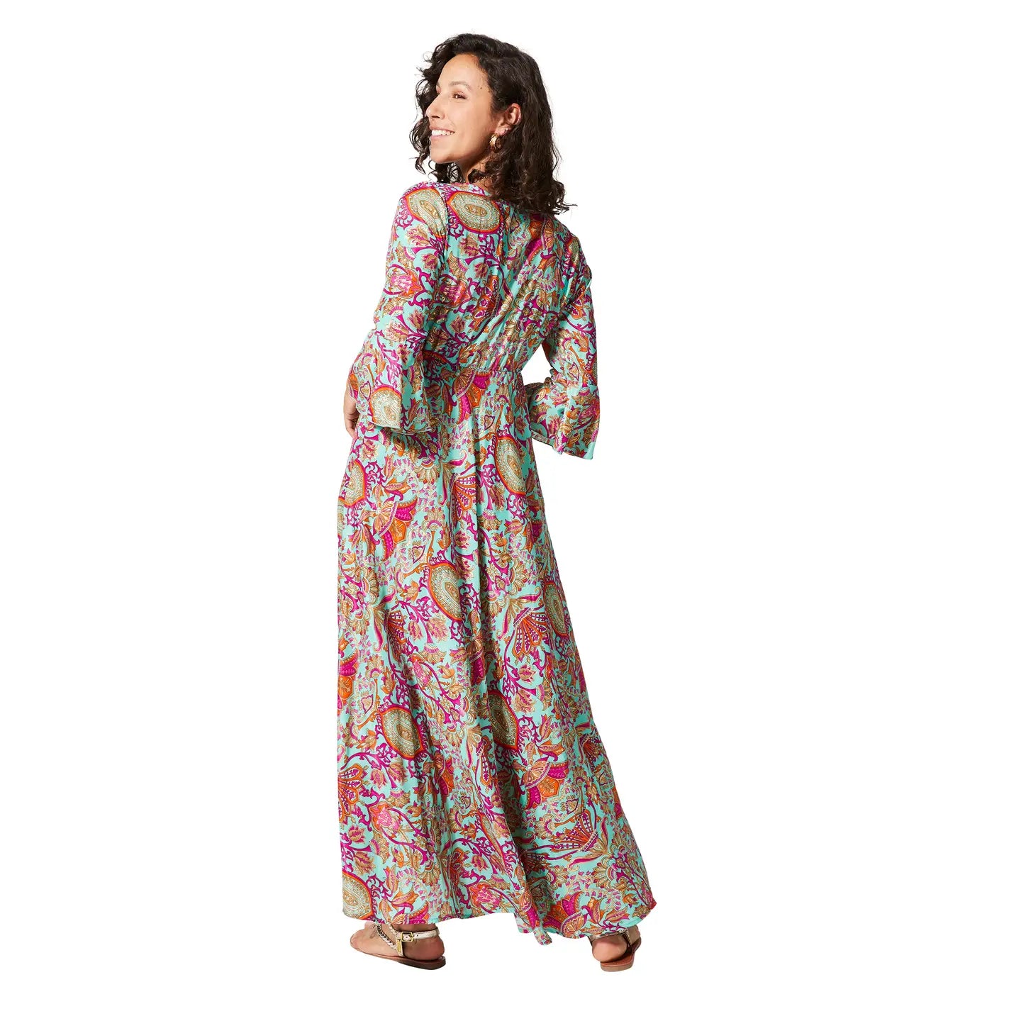 Molly Boho Dress Red