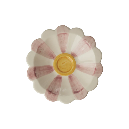 Flower dipping bowl pink