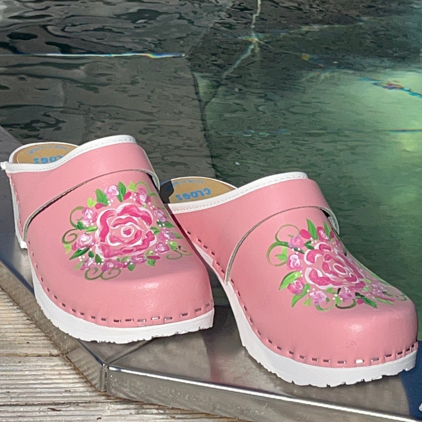 Pink Rose Soft Clogs