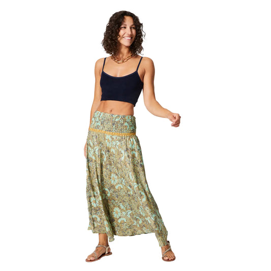 Moa Green Summer Skirt/ Dress