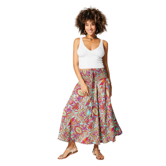 Moa Red Summer Skirt/Dress