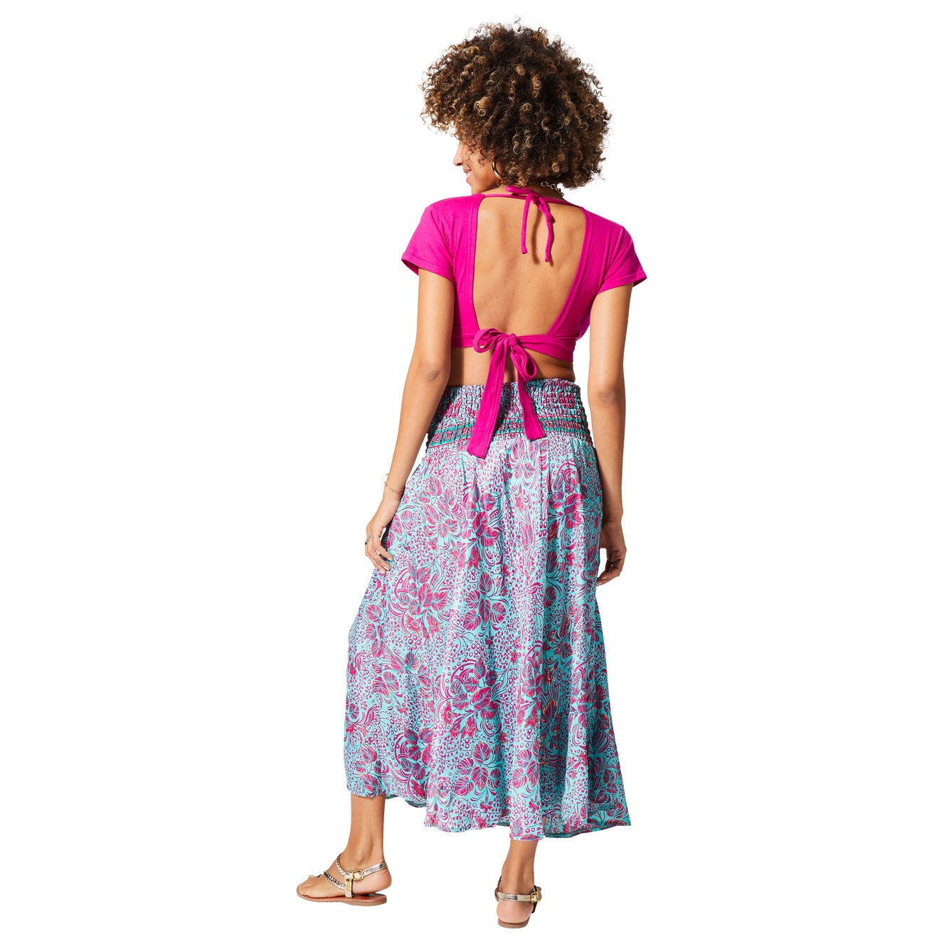 Moa Blue Summer Skirt/Dress