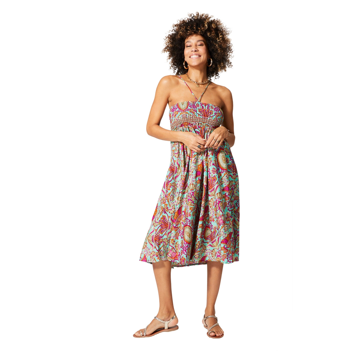 Moa Red Summer Skirt/Dress