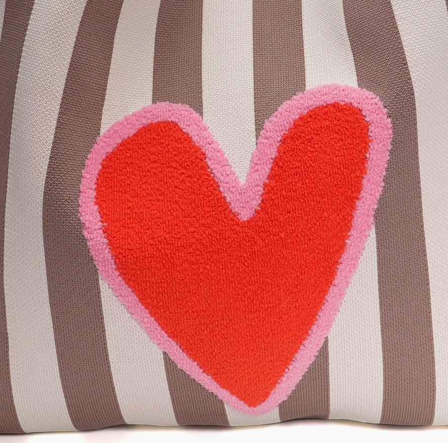 Rebel Loïs Bag Beige/White Heart