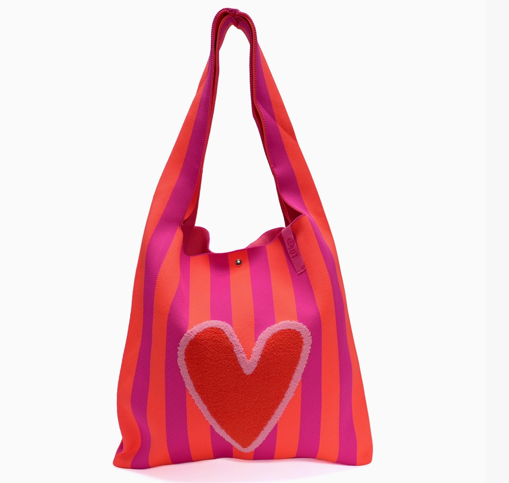 Rebel Loïs Bag Cerise/Orange Heart