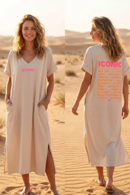 ICONIC Beach Dress Beige