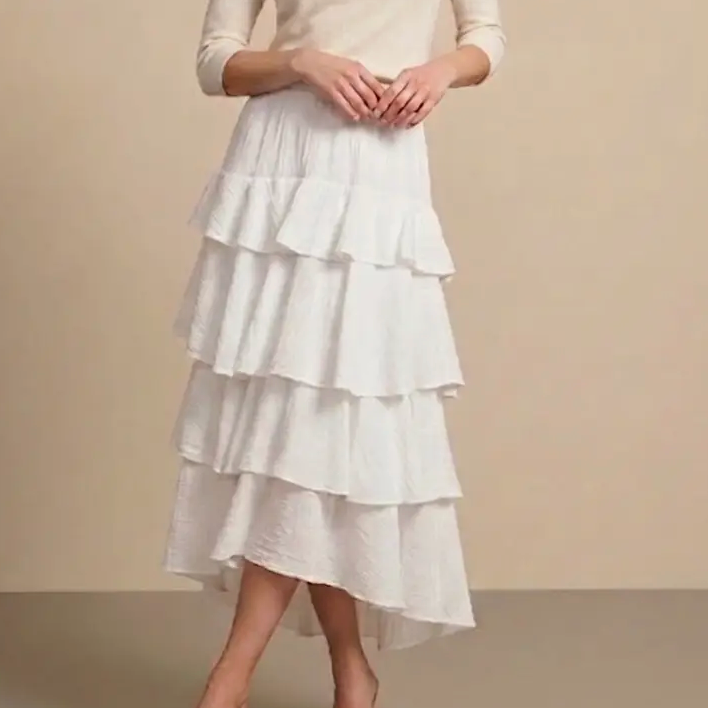 Bohemian Ruffled Skirt