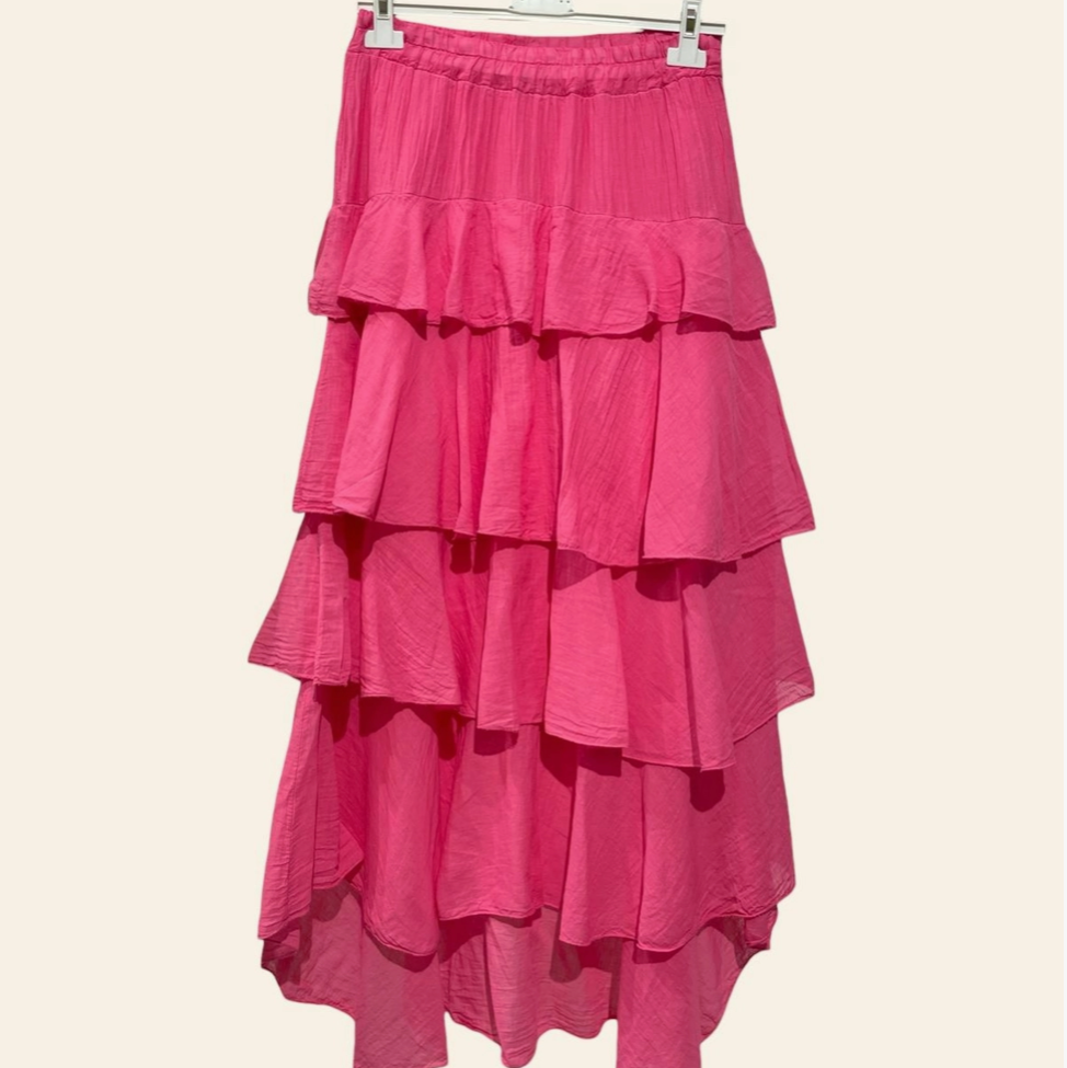 Bohemian Ruffled Skirt