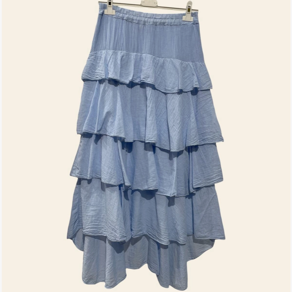 Bohemian Ruffled Skirt
