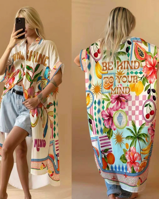 Be Kind to Your Mind Shirt Dress