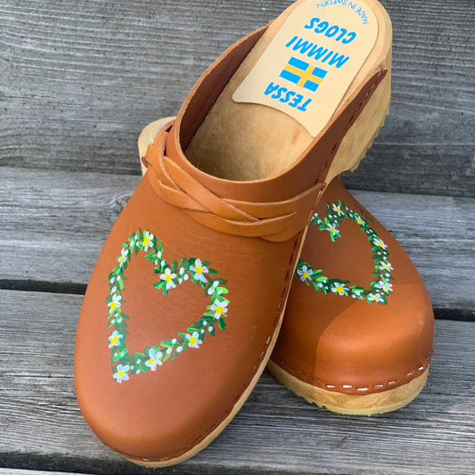 Traskor Blue Handmålade träskor – Tessa & Mimmi clogs