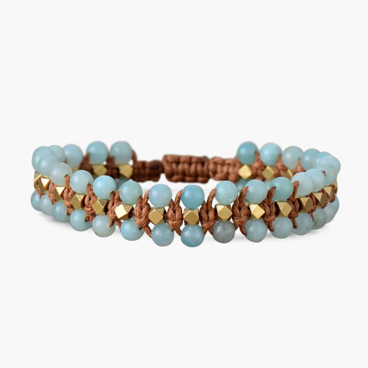 Healing Amazonite Bohemian Bracelet