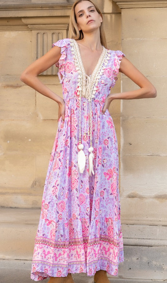 Anna Dress purple
